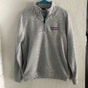 Vineyard Vines 1/4 zip up grey